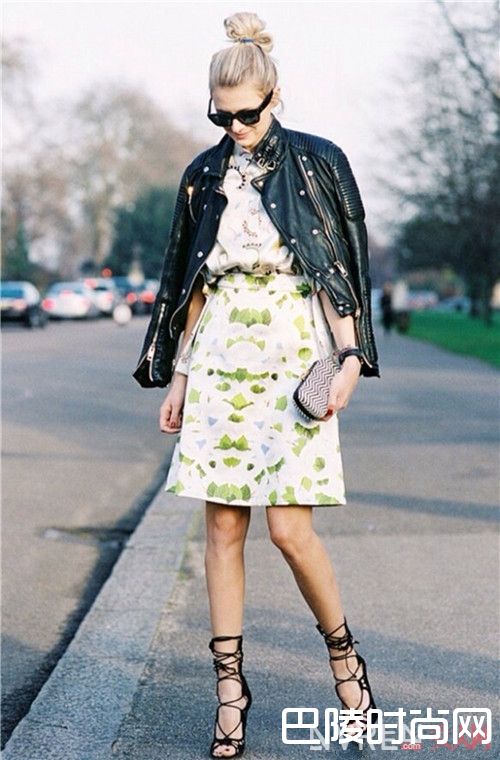 喇叭袖怎么搭配时尚趣味_2017年的春装流行趋势有哪些 换季见街拍搭配