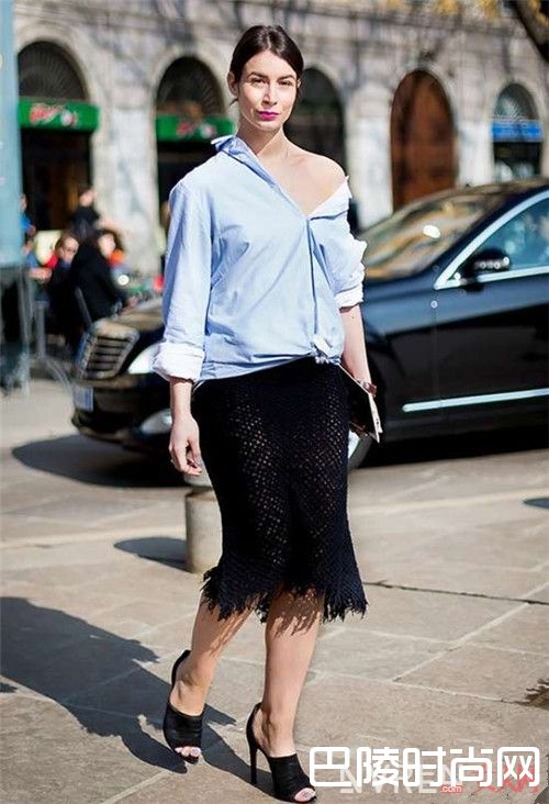 衬衣反穿搭配什么好_2017年的春装流行趋势有哪些 换季见街拍搭配