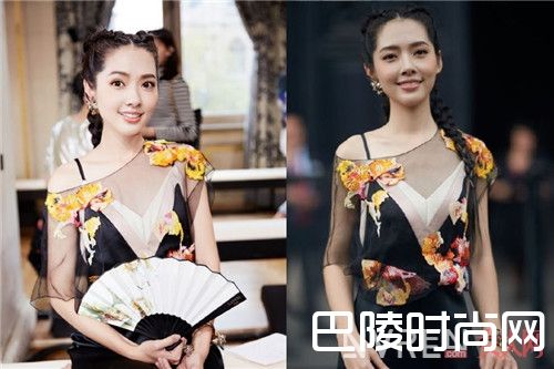 郭碧婷盘发造型_别抱怨黑长直戏路窄了！国民老公郭碧婷就是行走的发型书