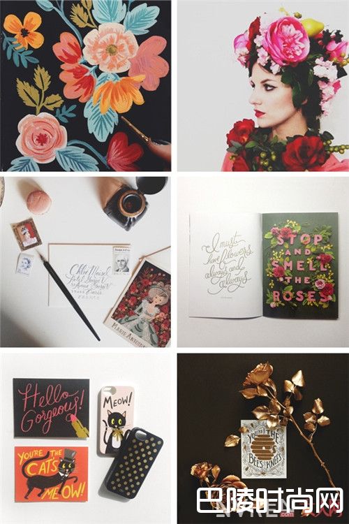 Rifle Paper Co纸品品牌简介_春季流行单品来袭 一鼓作气美丽到底