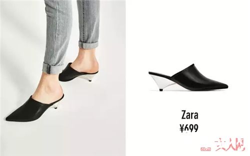 拖鞋版猫跟鞋_有了这5双新款单鞋 让你从初春美到夏末！