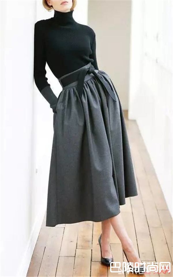 春天约会穿长款摆裙