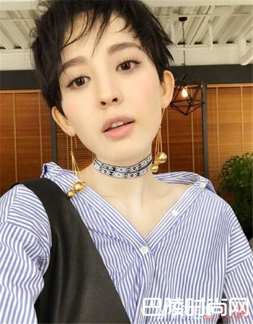 明星示范短发_女明星们都在剪的男友同款短发 你也敢挑战吗？