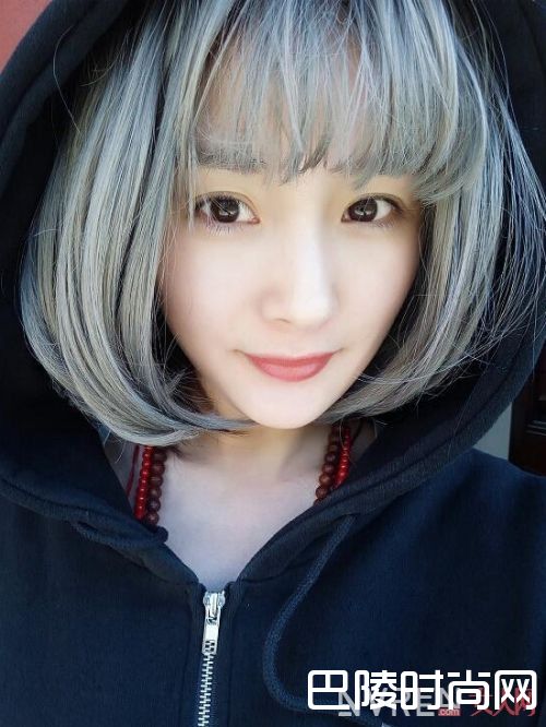 LOB头明星示范_从集体lob头到全民剪刘海 再到二次元染发你都跟上了没