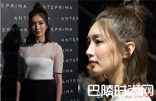 half-bun明星示范_从集体lob头到全民剪刘海 再到二次元染发你都跟上了没