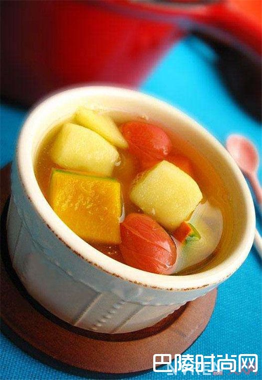 南瓜番茄排毒汤+白米饭_七种减肥晚餐让你一月暴瘦10斤 夏天将至也无所畏惧