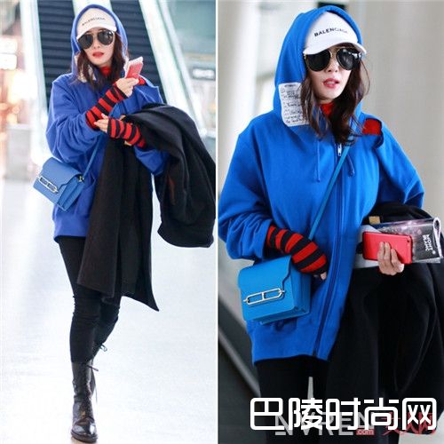 杨幂的机场私服_杨幂原味戏服卖高价！还是老老实实学大幂幂同款搭配吧