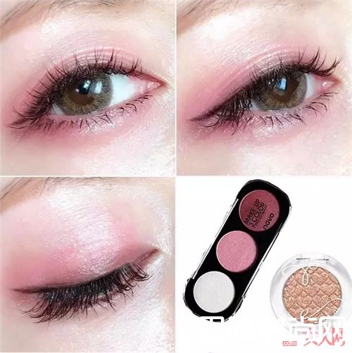 甜美裸粉色眼妆_化个桃花眼妆 做“四里八乡”最美的小仙女