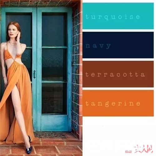 绿松石色搭配_想要显得年轻？据说搭配这四种颜色就可以了！