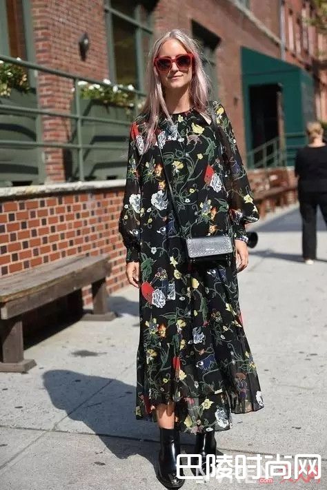 印花仙女裙_你和一枚真仙女的距离就差一条美哭了的仙女裙！