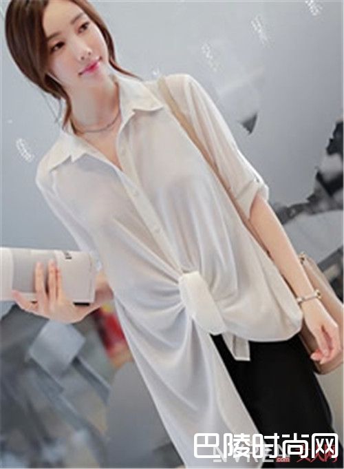 雪纺衬衫的细节_雪纺衬衫搭配手册  一招教你穿出御姐萝莉范