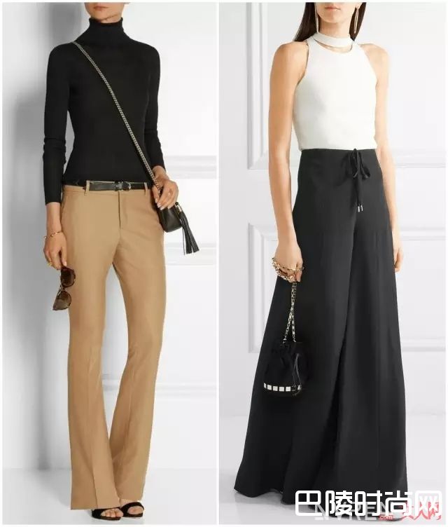喇叭裤不同风格的搭配_下半身不完美怎么办？教你用喇叭裤把腿变直变细屁股变小！