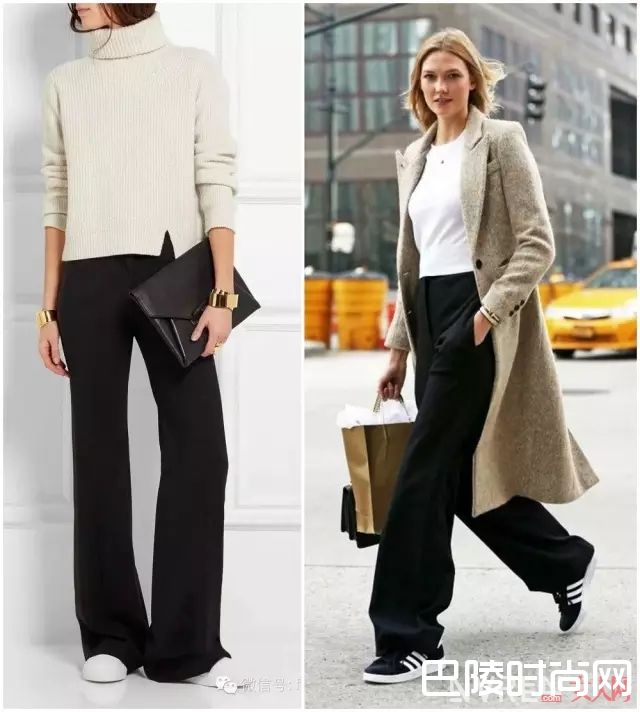 帅气休闲风格喇叭裤搭配_下半身不完美怎么办？教你用喇叭裤把腿变直变细屁股变小！