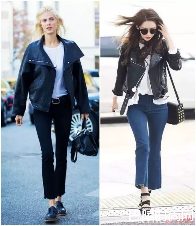 帅气休闲风格喇叭裤搭配_下半身不完美怎么办？教你用喇叭裤把腿变直变细屁股变小！