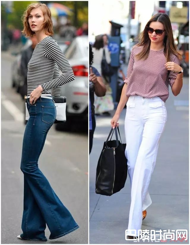 喇叭裤的剪裁分类_下半身不完美怎么办？教你用喇叭裤把腿变直变细屁股变小！