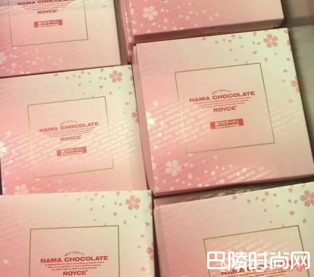 北海道Royce限定樱花味生巧克力_14款樱花系美物，狠狠击中樱の花仙子的少女心！