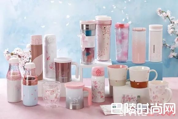 Starbucks樱花限定杯具_14款樱花系美物，狠狠击中樱の花仙子的少女心！