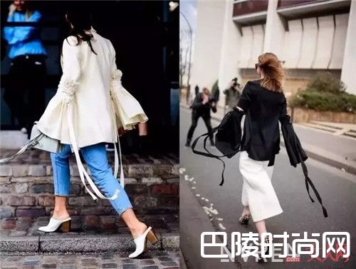 绑带袖与羊腿袖_小袖子也有大造型！时髦的范非它莫属