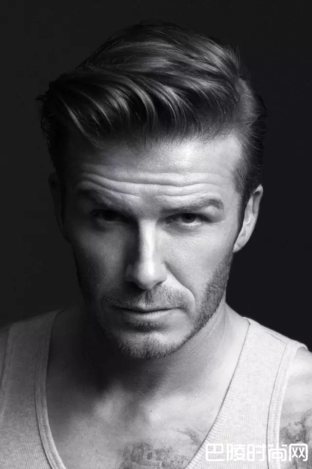 前额侧边略带浏海