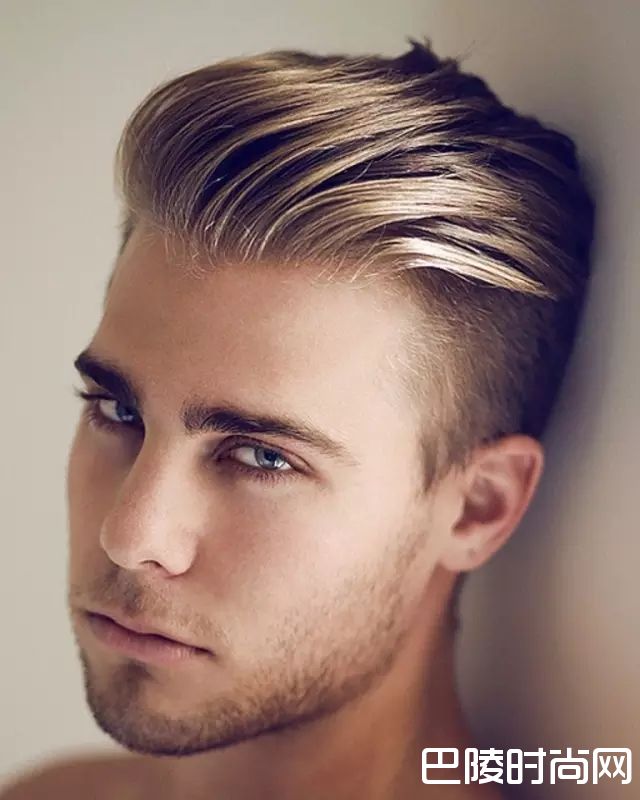 耳后头发渐层削短