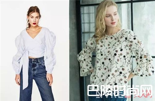 藕节袖与荷叶边袖_小袖子也有大造型！时髦的范非它莫属