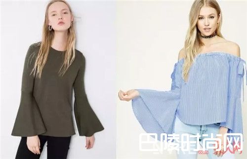 喇叭袖_小袖子也有大造型！时髦的范非它莫属