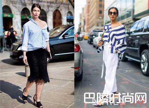 露肩的穿法_衬衫的花式穿搭法 就是要不正经的穿衣！