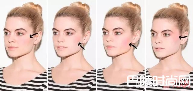 不同脸型的腮红画法_这么画腮红，春日里的粉嫩仙女就是你