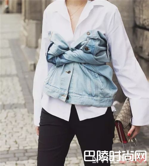 衬衫+Corset的穿法_衬衫的花式穿搭法 就是要不正经的穿衣!