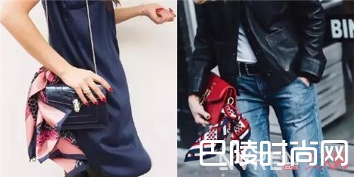 包袋装饰系法_一条丝巾九种玩法 最时髦的捆绑play