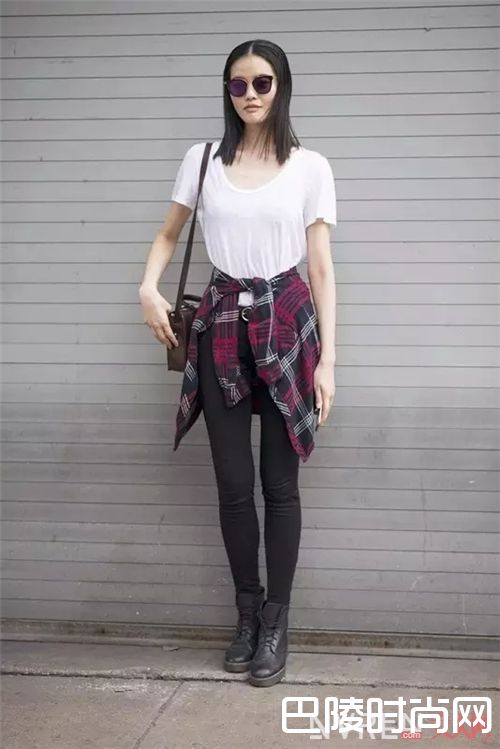 格子衬衫搭配_今年这些衬衫单品的新搭配 你get了吗？