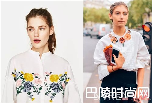 印花刺绣衬衫搭配_今年这些衬衫单品的新搭配 你get了吗？