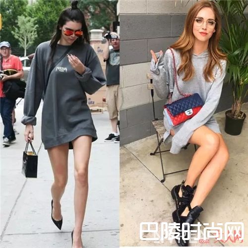 Oversized卫衣_今年春天 这4款单品一定要大了才好看!