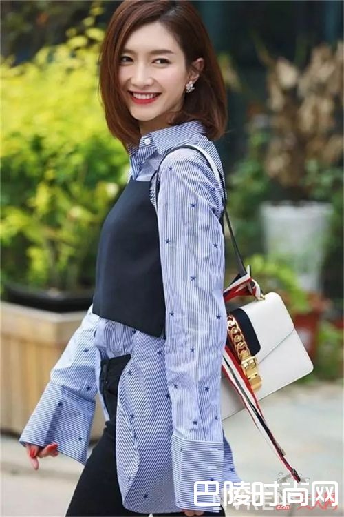 条纹衫搭配_今年这些衬衫单品的新搭配 你get了吗？