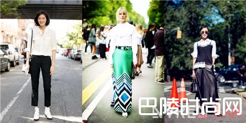 白衬衫搭配_今年这些衬衫单品的新搭配 你get了吗?