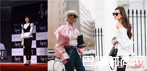 荷叶边蝴蝶结衬衫搭配_今年这些衬衫单品的新搭配 你get了吗？