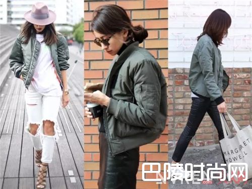 Oversized飞行员夹克_今年春天 这4款单品一定要大了才好看!
