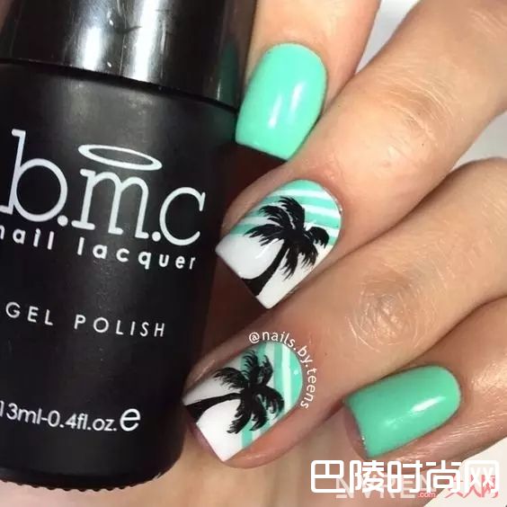 植物元素美甲_十大春季流行美甲，快来为你的指甲换新装！