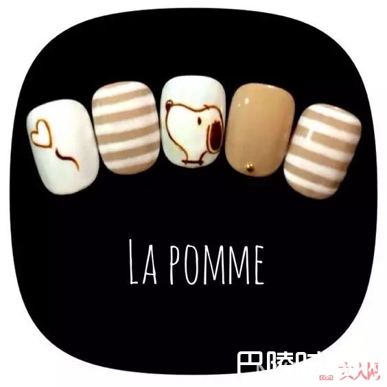 卡通美甲_十大春季流行美甲，快来为你的指甲换新装！