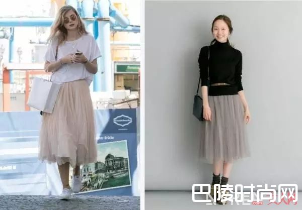 透视纱裙_半身裙才是直男杀，6款小裙子教你穿出女人味