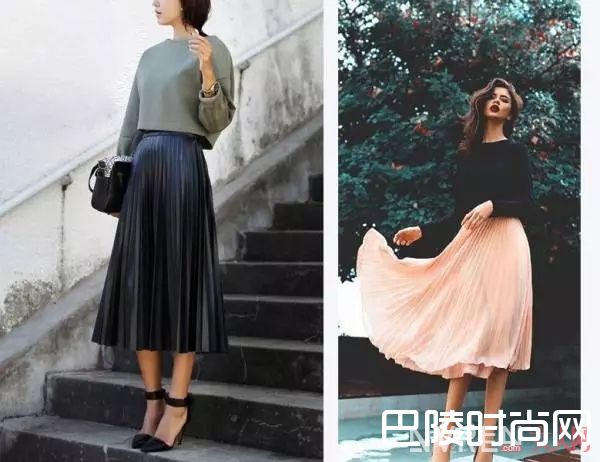 风琴裙/百褶裙_半身裙才是直男杀，6款小裙子教你穿出女人味