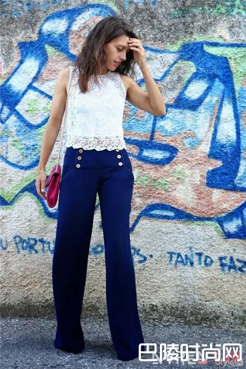 高腰水手裤怎么穿_春末夏初 是时候穿上高腰款单品显美腿了