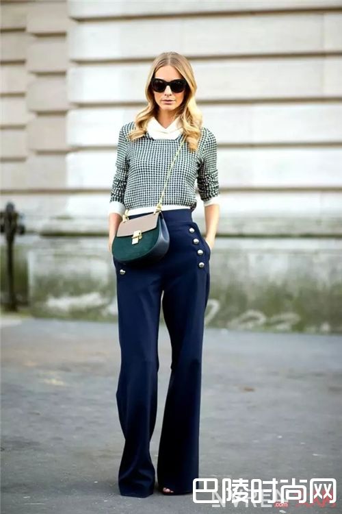 高腰水手裤怎么穿_春末夏初 是时候穿上高腰款单品显美腿了