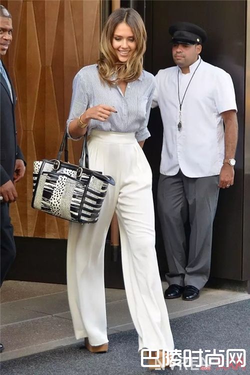 高腰阔腿裤怎么穿_春末夏初 是时候穿上高腰款单品显美腿了