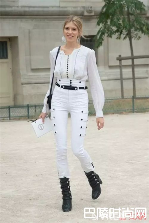 高腰水手裤怎么穿_春末夏初 是时候穿上高腰款单品显美腿了