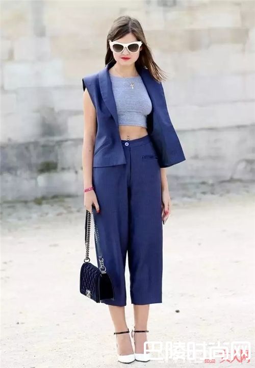 高腰阔腿裤怎么穿_春末夏初 是时候穿上高腰款单品显美腿了