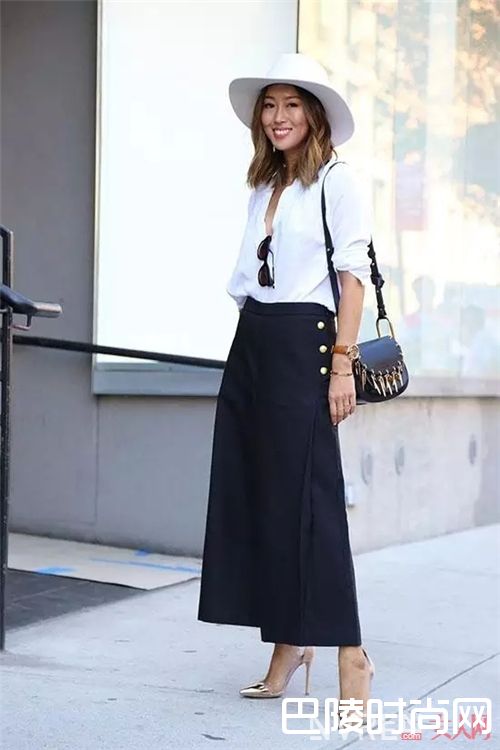高腰水手裤怎么穿_春末夏初 是时候穿上高腰款单品显美腿了