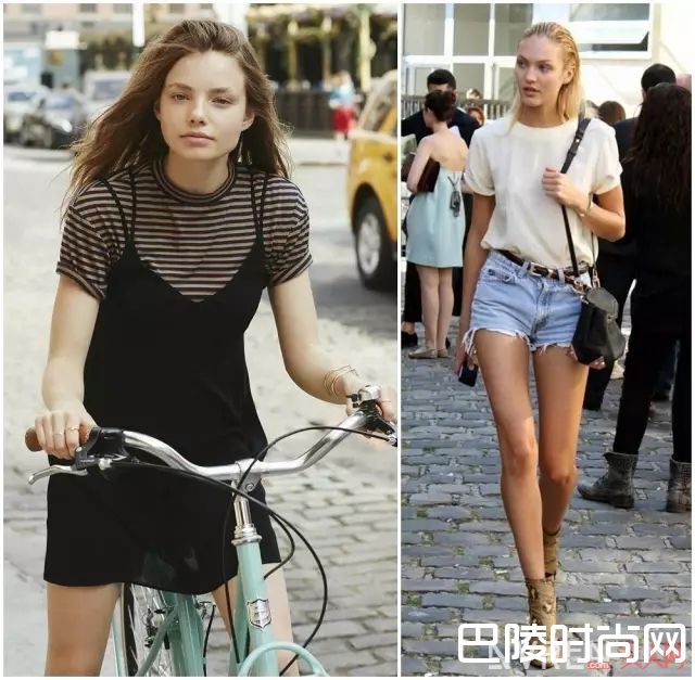 T恤配半裙_半身裙的上面穿什么，照搬就能穿出高分