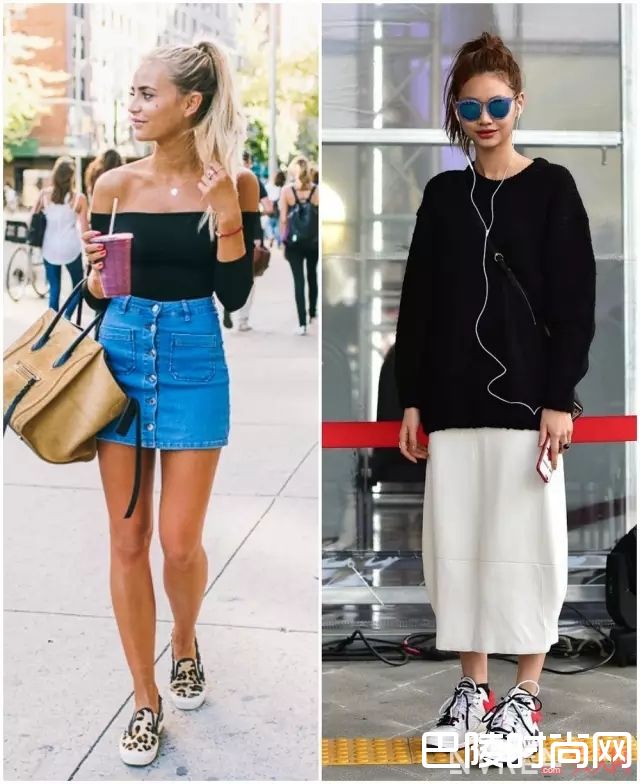 半身裙的剪裁搭配_半身裙的上面穿什么，照搬就能穿出高分
