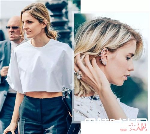 夸张耳夹怎么戴_时髦又瘦脸 今年最火的3款耳环正在向你招手